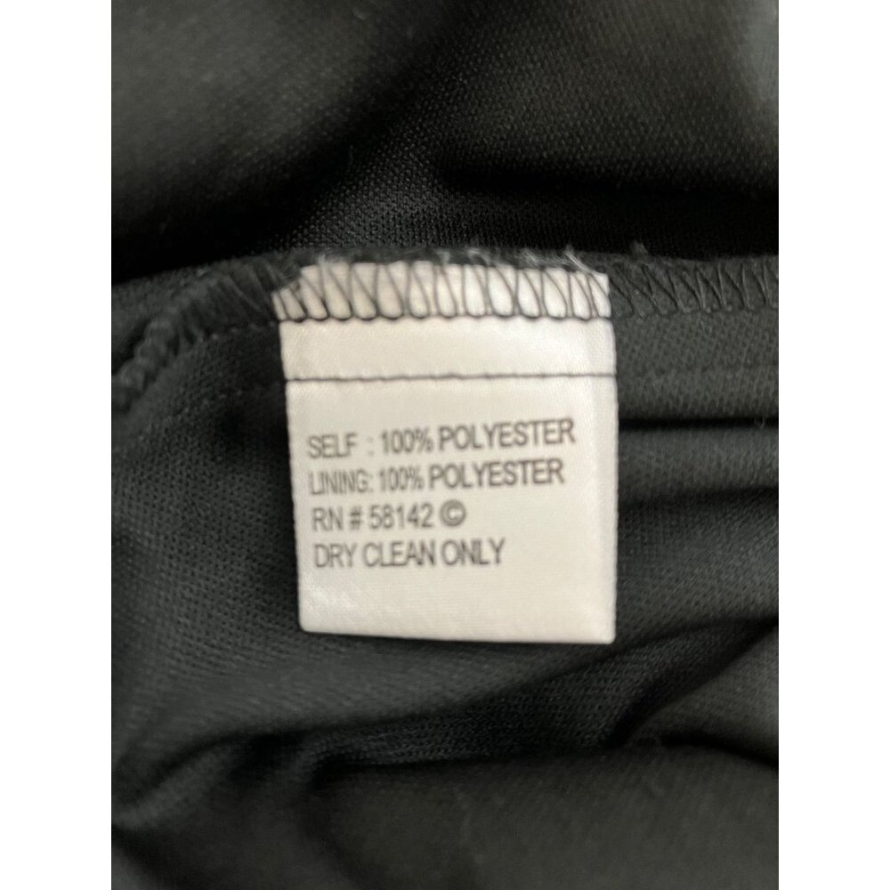 London Times Faux Wrap Gray Brown Sleeveless Dress Size 8 - Picture 5 of 5